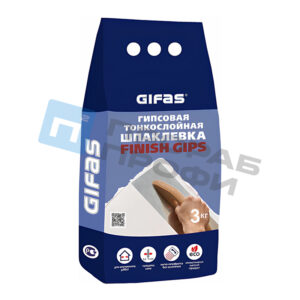 Шпатлевка GIFAS FINISH GIPS (3 кг)
