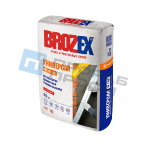 Штукатурка BROZEX М-100 цементная универсальная (25кг)